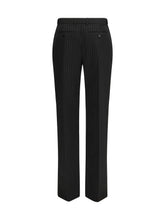 ALEXANDER MCQUEEN 40 pinstriped tailored trousers