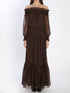 SELF PORTRAIT 6 georgette maxi dress