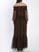 SELF PORTRAIT 6 georgette maxi dress