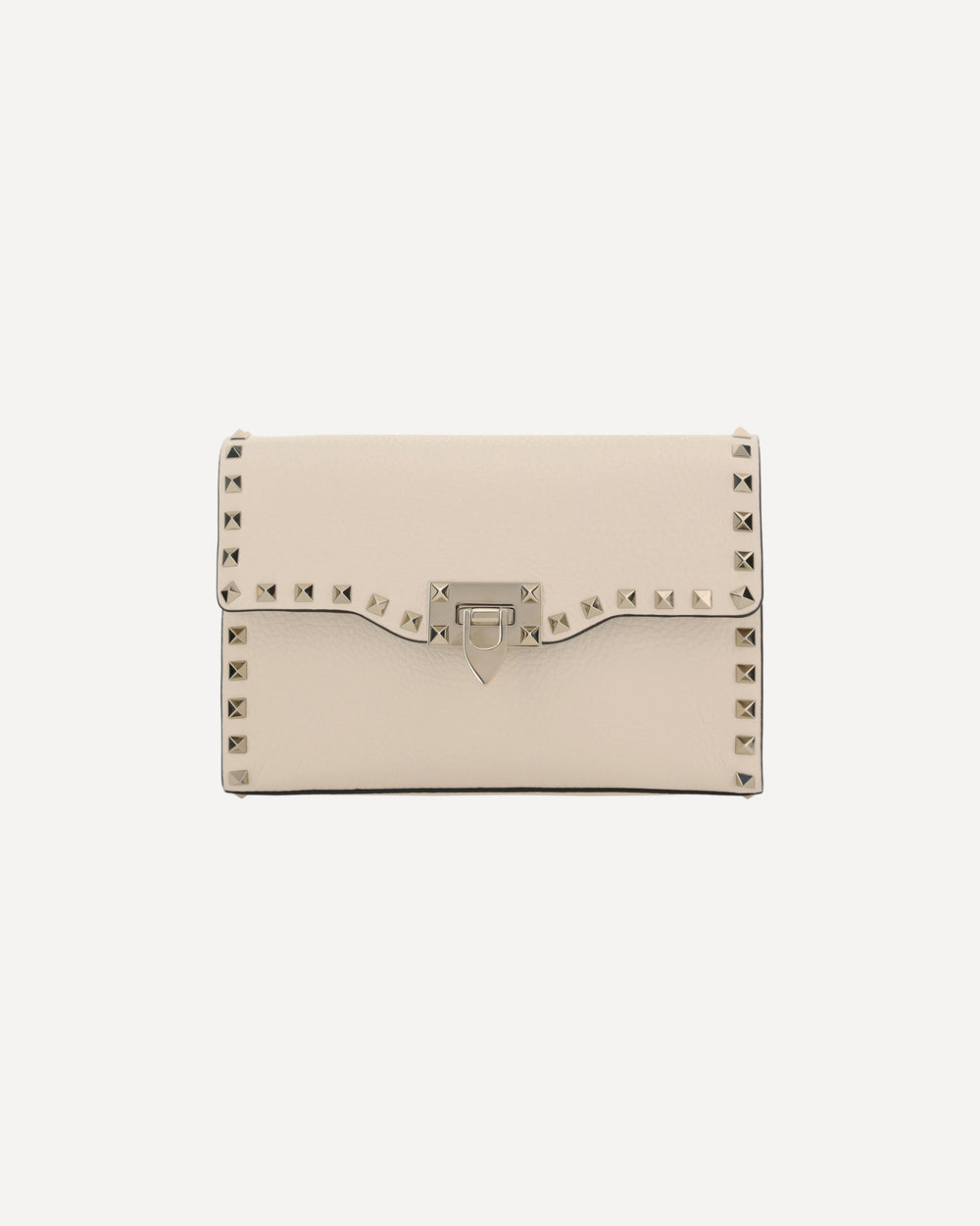 Valentino Garavani Rockstud Small Shoulder Bag Cream