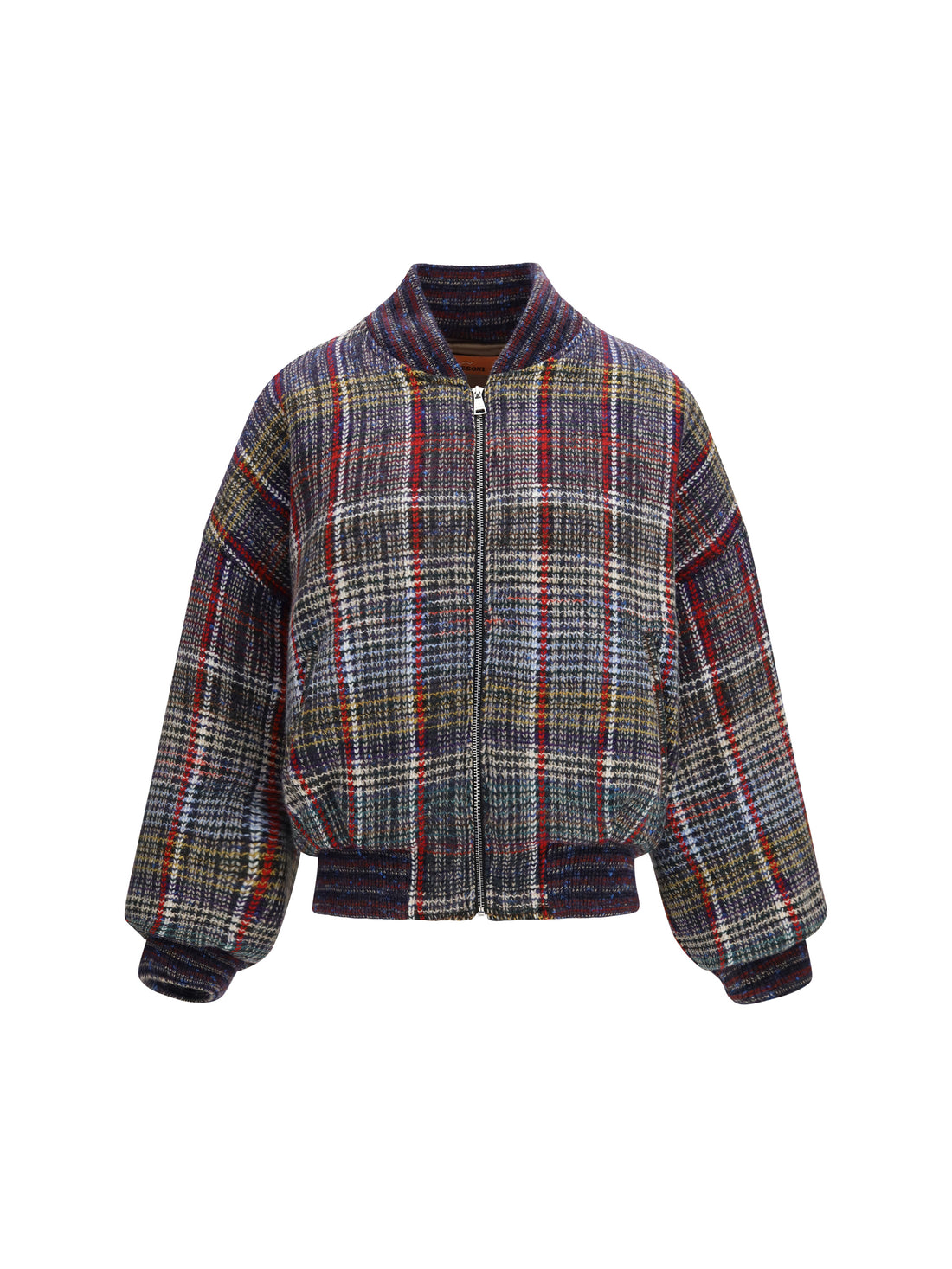 MISSONI M caperdoni check wool bomber