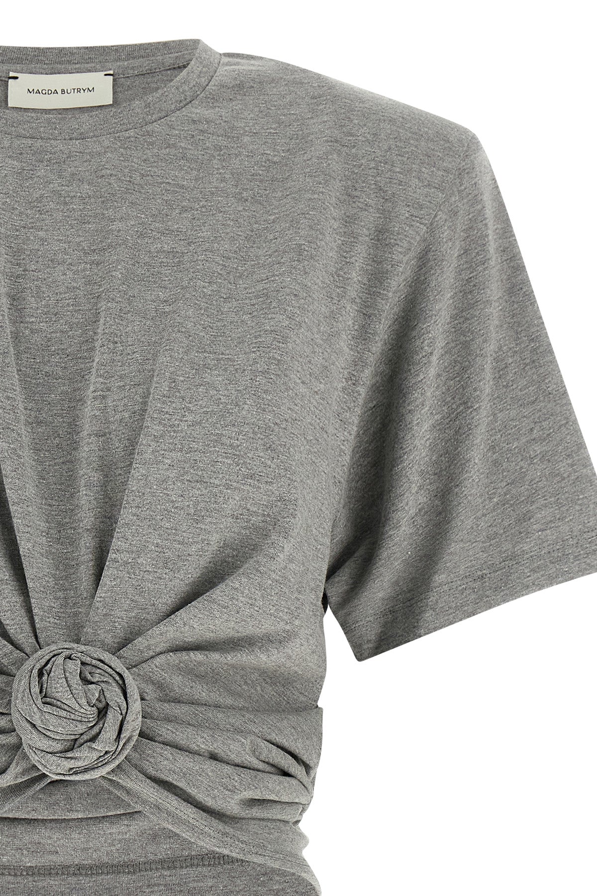 magda butrym 01 t-shirt redefines the codes of everyday dress through a sartor