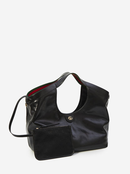 GUCCI OS giglio shopping bag large