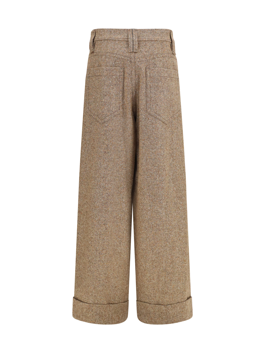 BRUNELLO CUCINELLI 40 tailored wool-blend pants