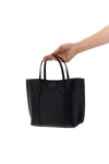 small perry shopping bag in fine italian hammered leather
