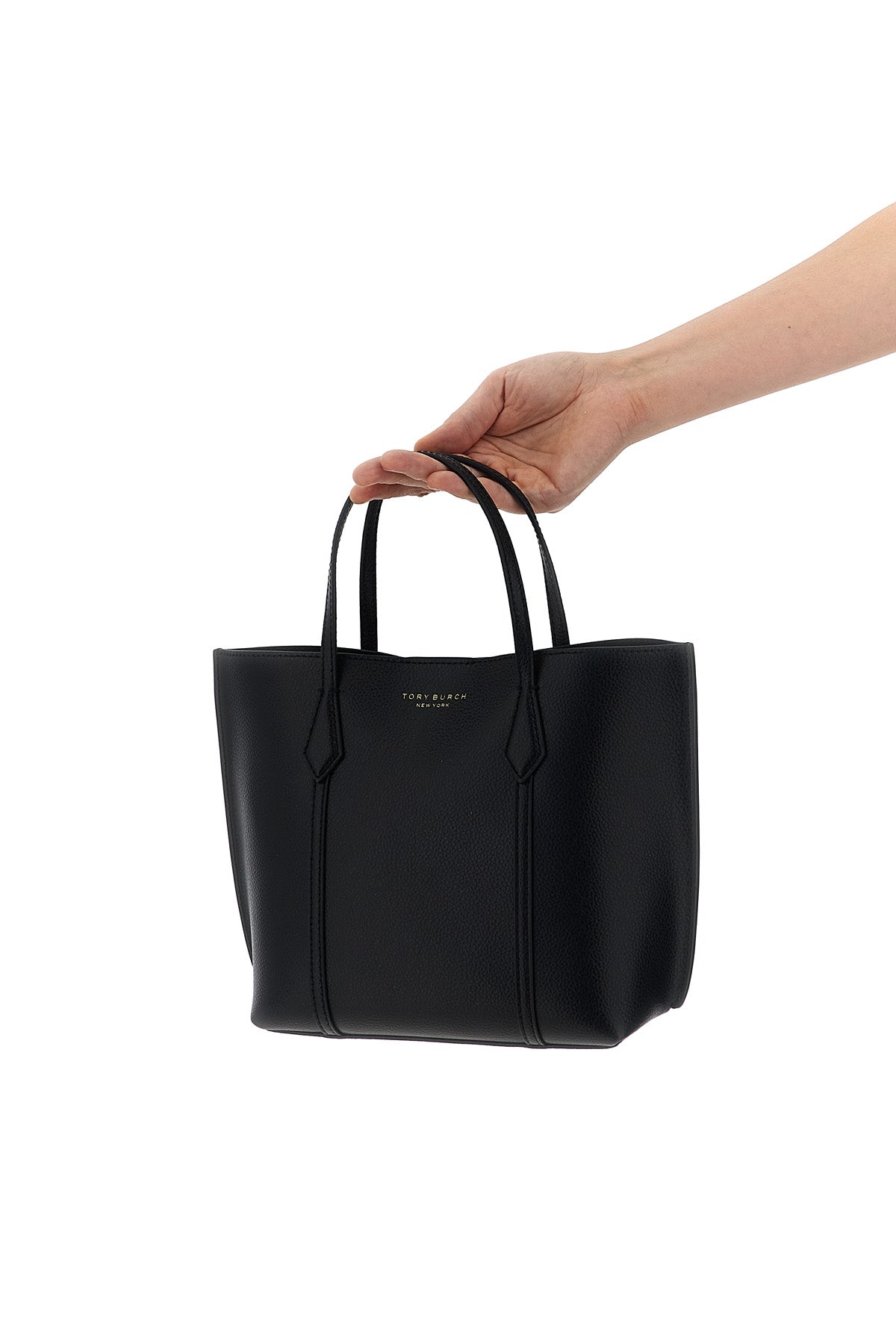 small perry shopping bag in fine italian hammered leather