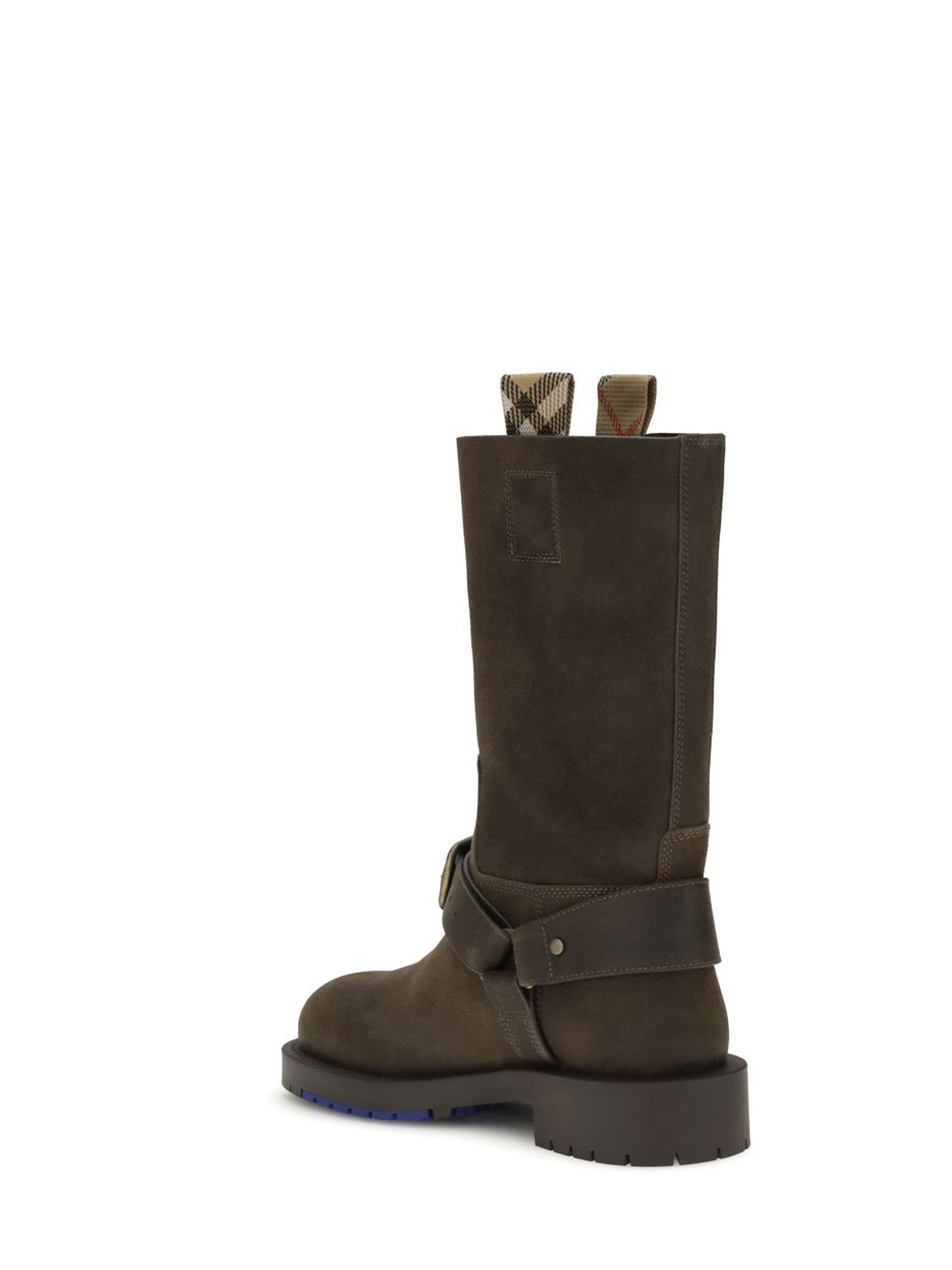 suede saddle boots