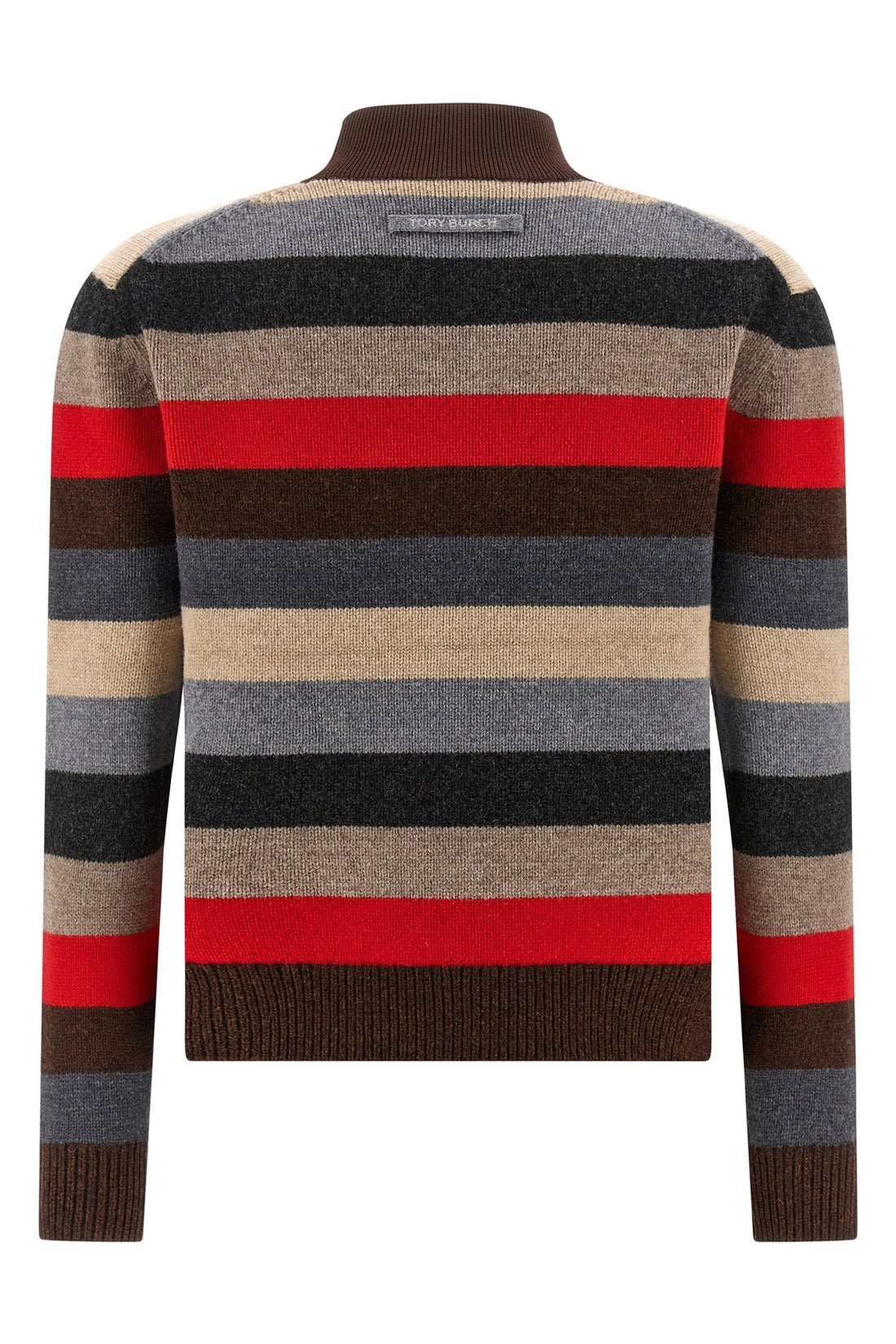 TORY BURCH L striped wool sweater