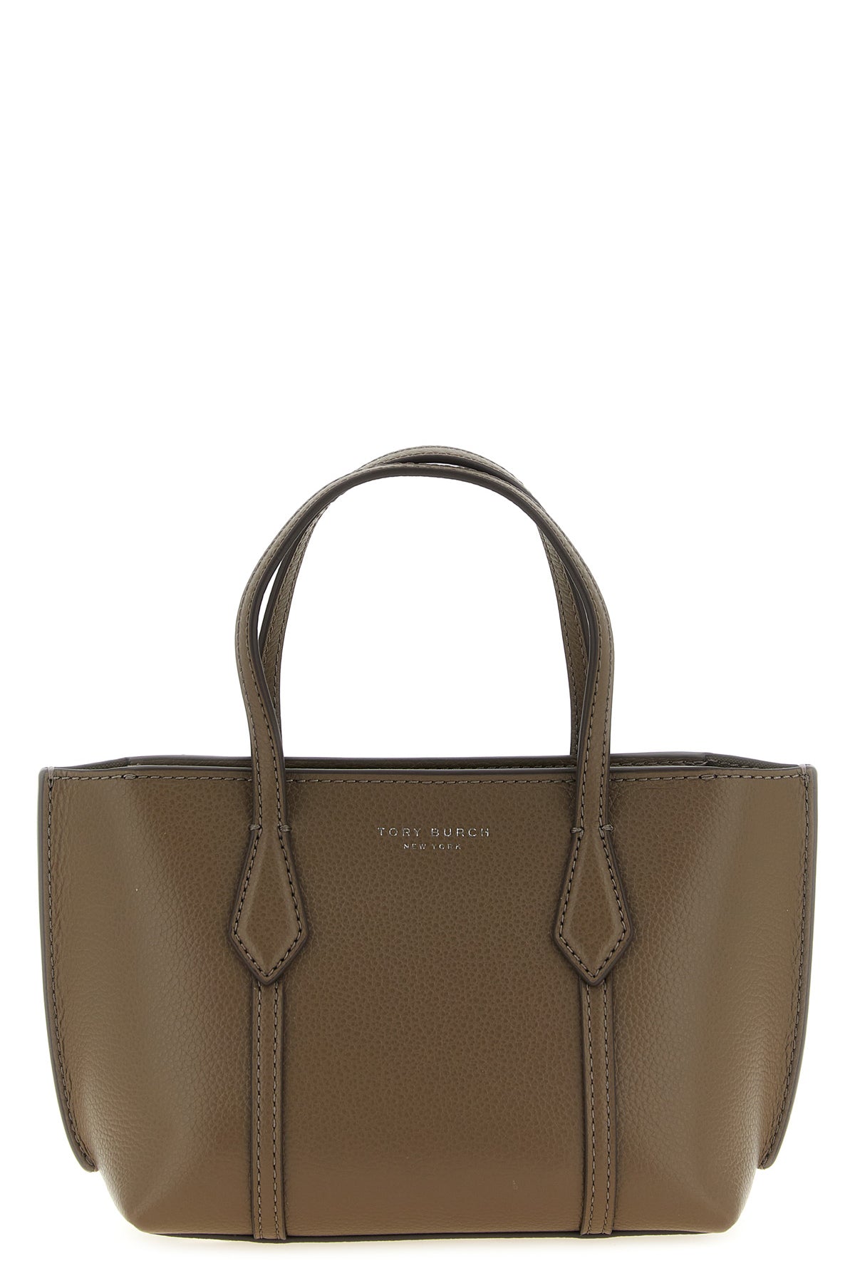 perry mini hammered leather shopping bag