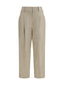 BRUNELLO CUCINELLI 38 linen trousers 