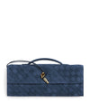 Andiamo Long Suede Leather Clutch