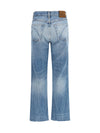washed denim cigarette jeans
