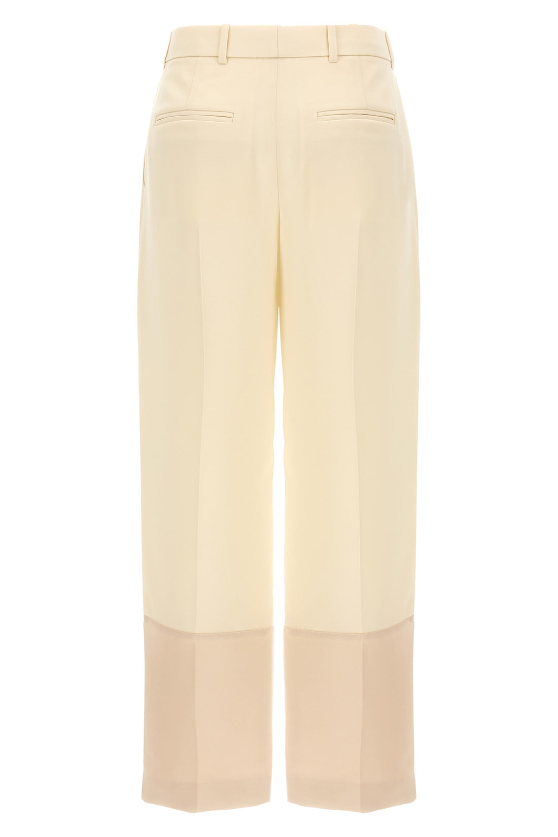 TORY BURCH 2 light and crease-resistant crepe trousers