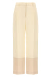 light and crease-resistant crepe trousers