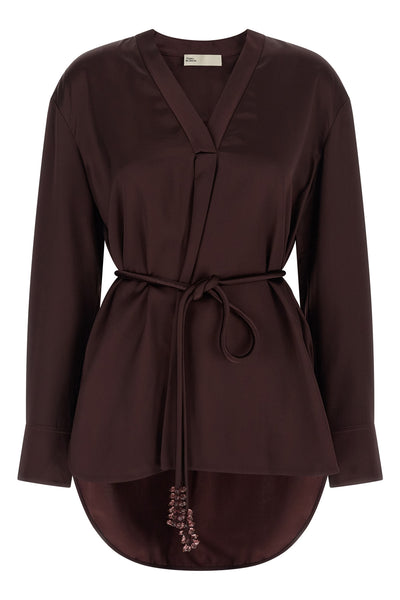 viscose satin blouse