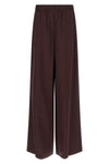 shiny fabric trousers