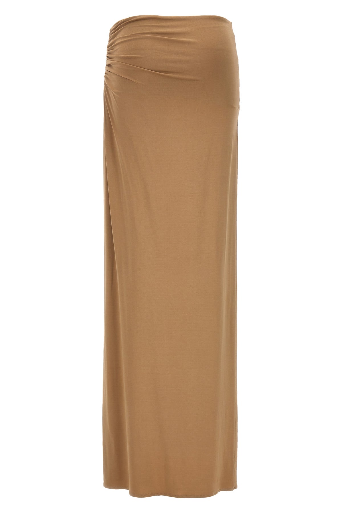 long 01 skirt in stretch viscose
