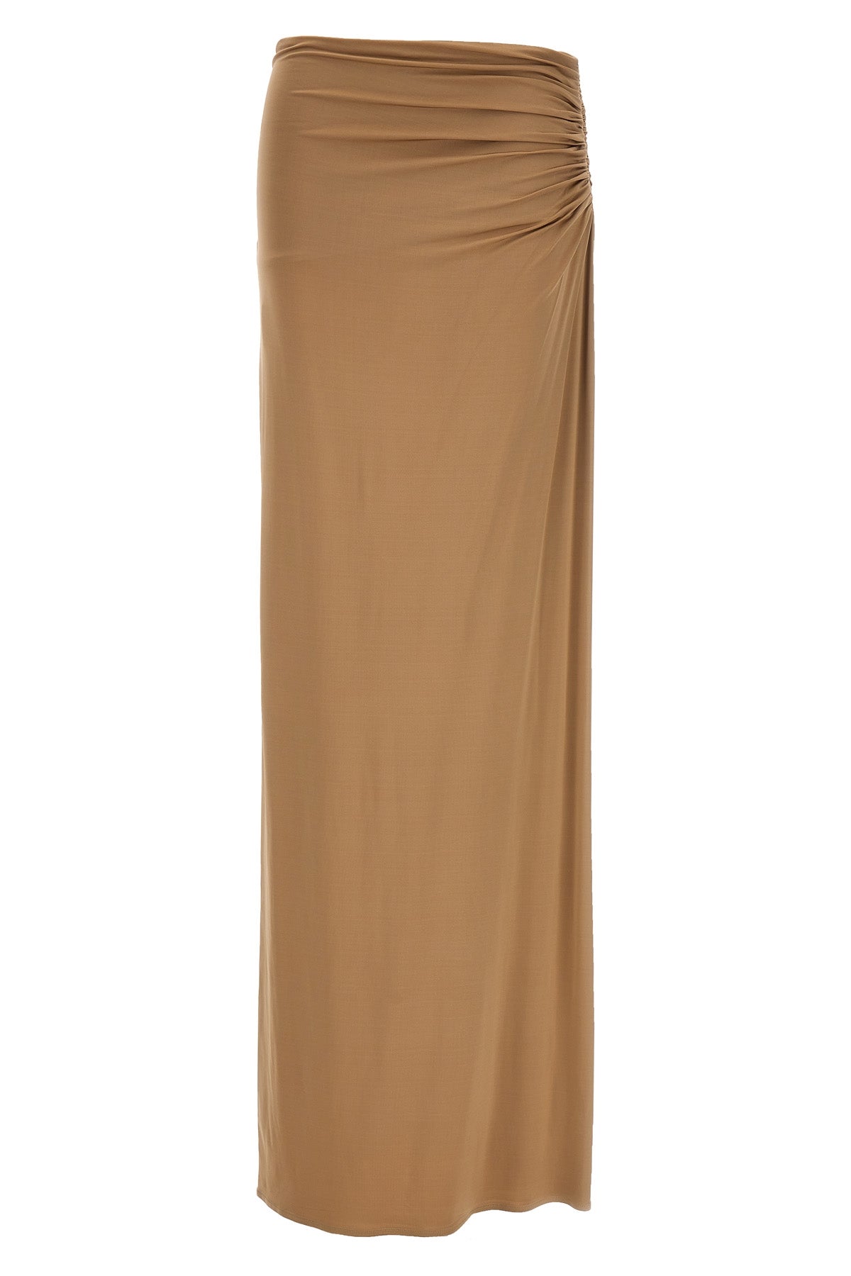 long 01 skirt in stretch viscose