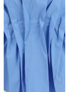 shirt with front ruching in cotton