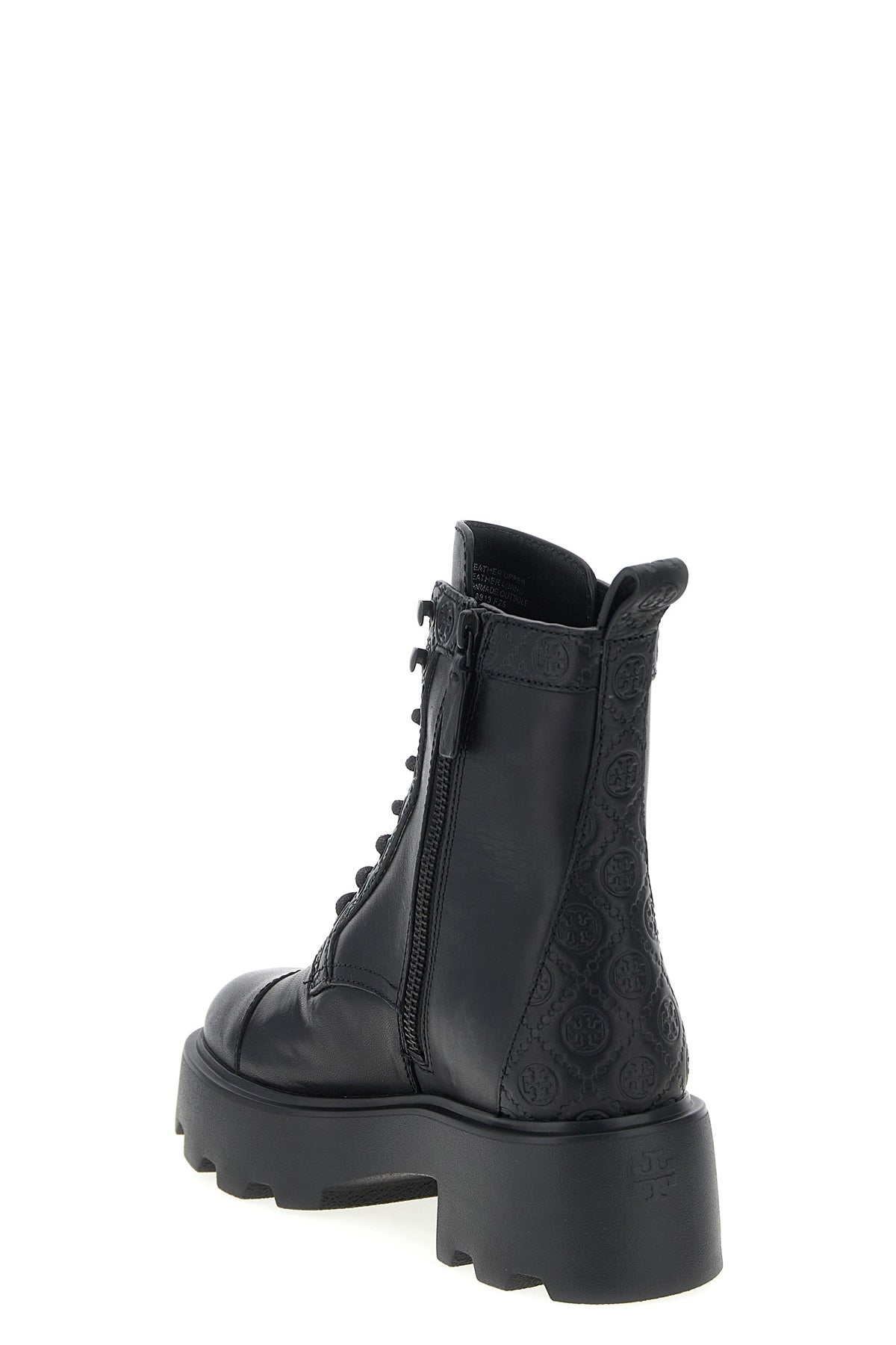 leather combat boots
