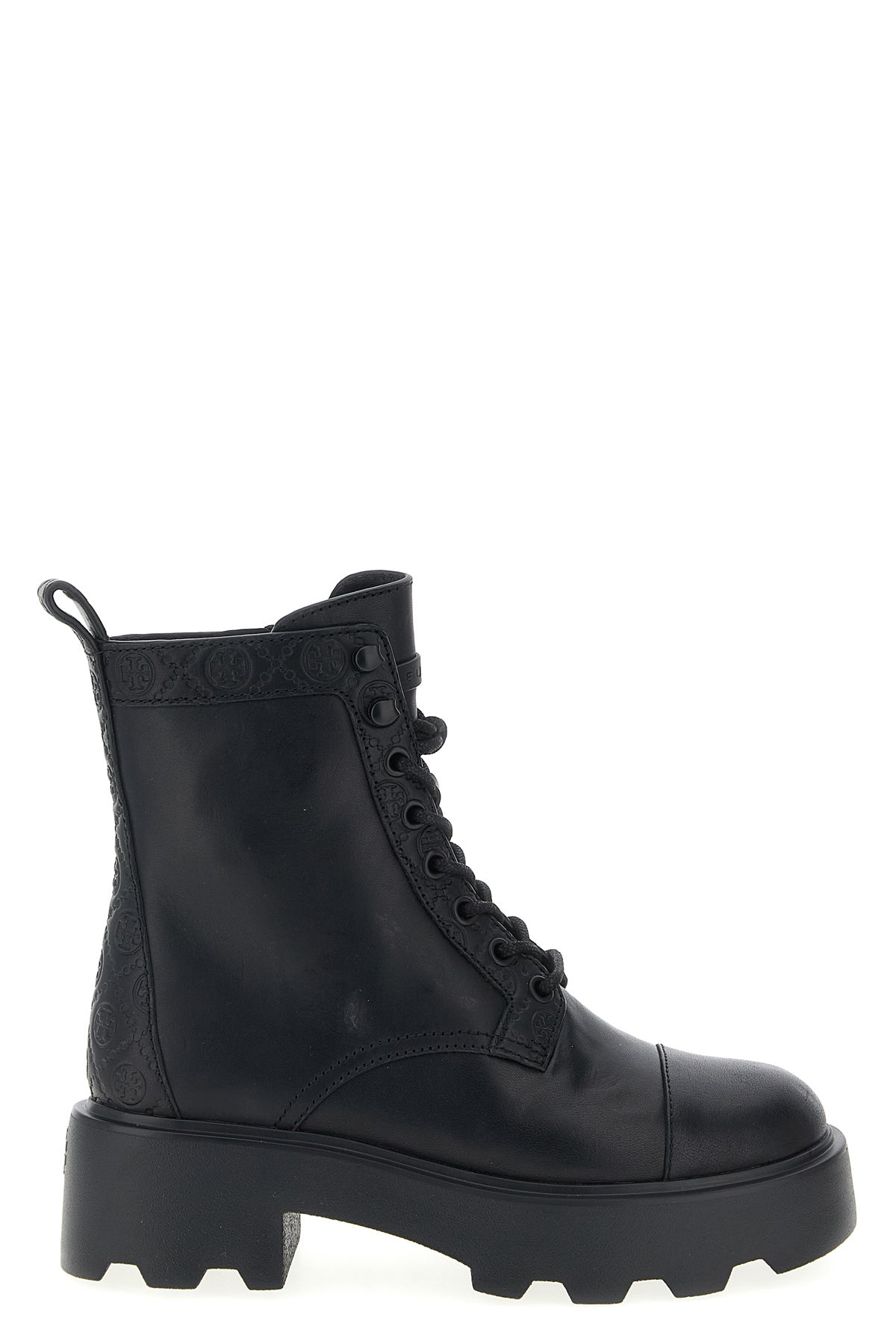 leather combat boots