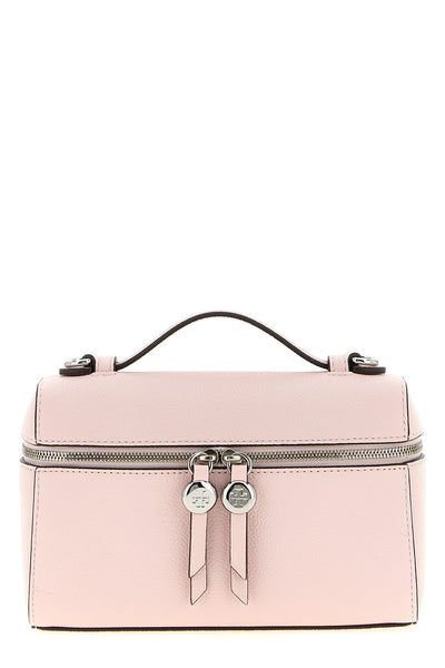 romy slim hammered leather handbag