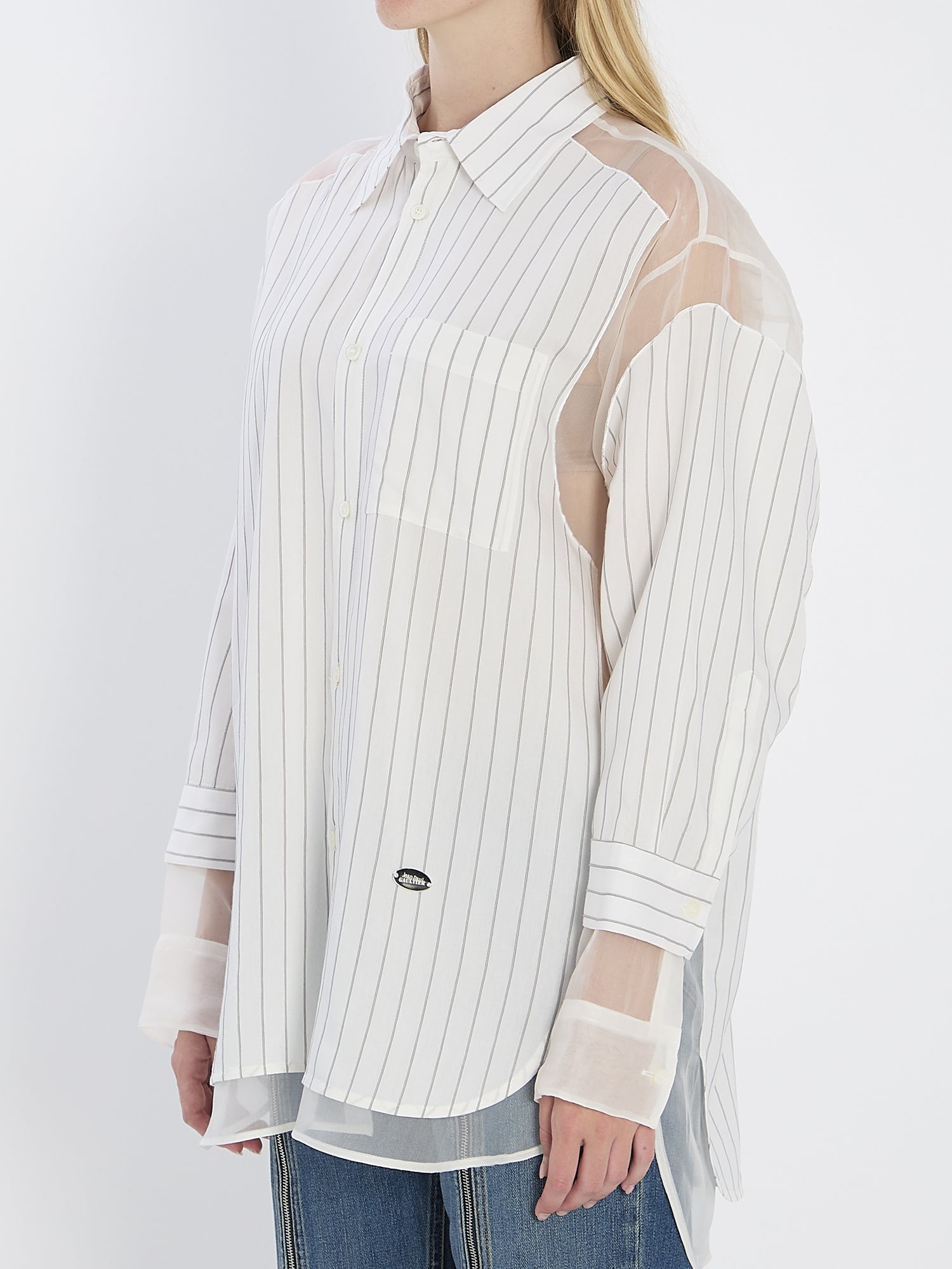 JEAN PAUL GAULTIER S oversized striped shirt
