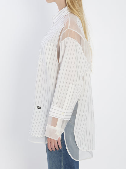 JEAN PAUL GAULTIER S oversized striped shirt