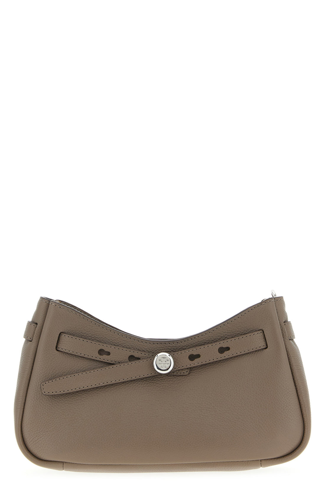 TORY BURCH OS romy hammered leather crossbody bag