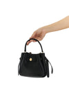 romy bucket bag in fine hammered leather