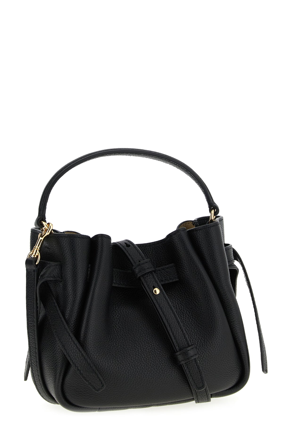 romy bucket bag in fine hammered leather