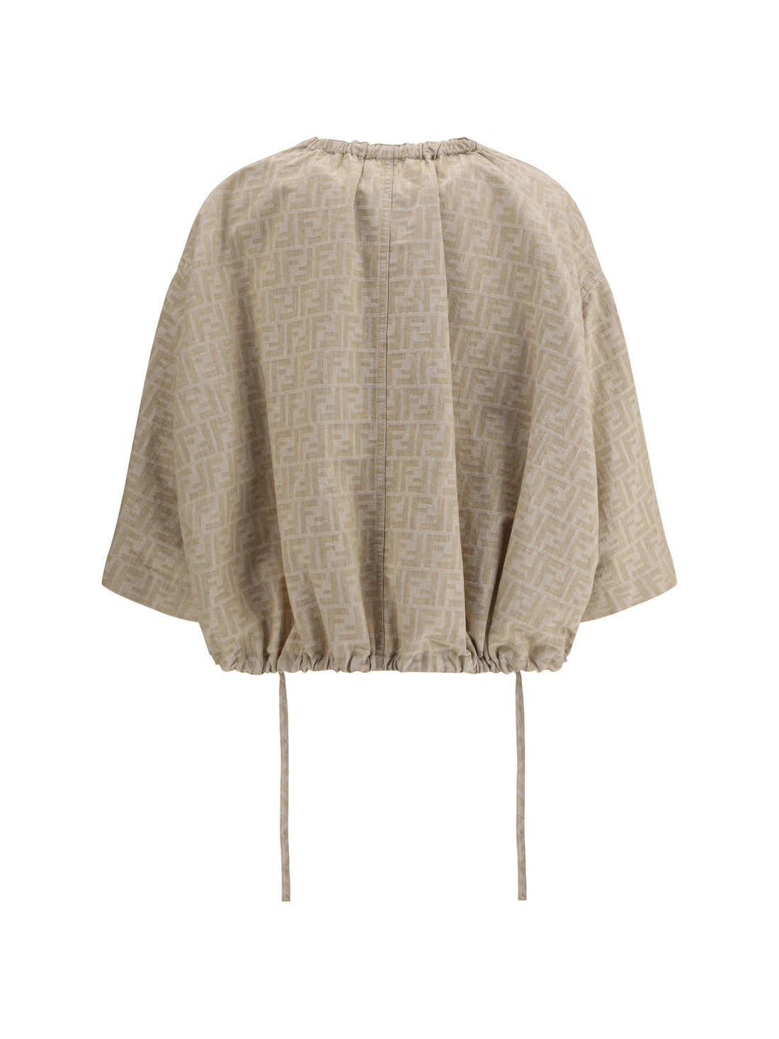 FENDI 38 oversize chambray jacket