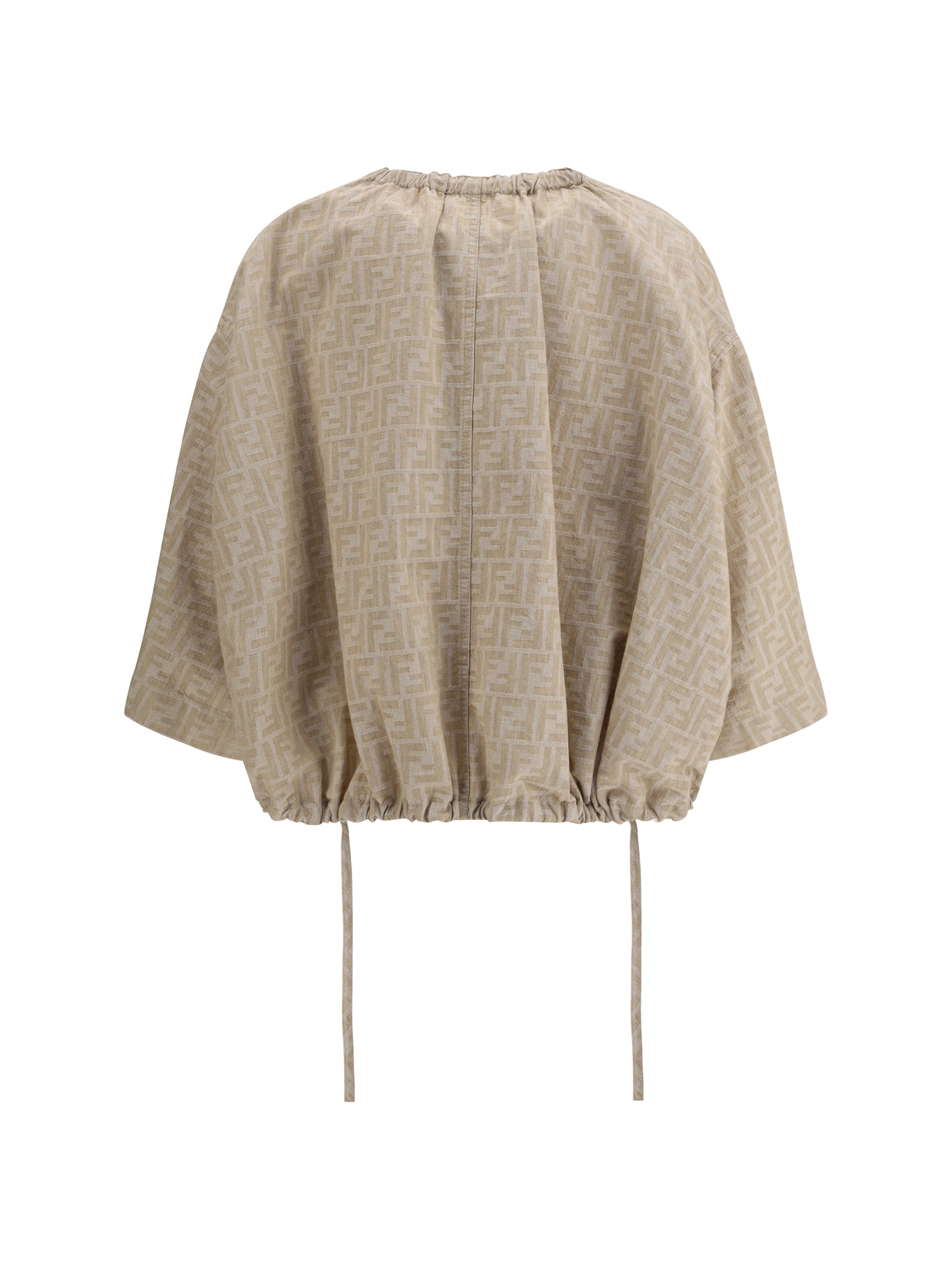 FENDI 38 oversize chambray jacket