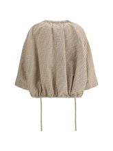 FENDI 38 oversize chambray jacket