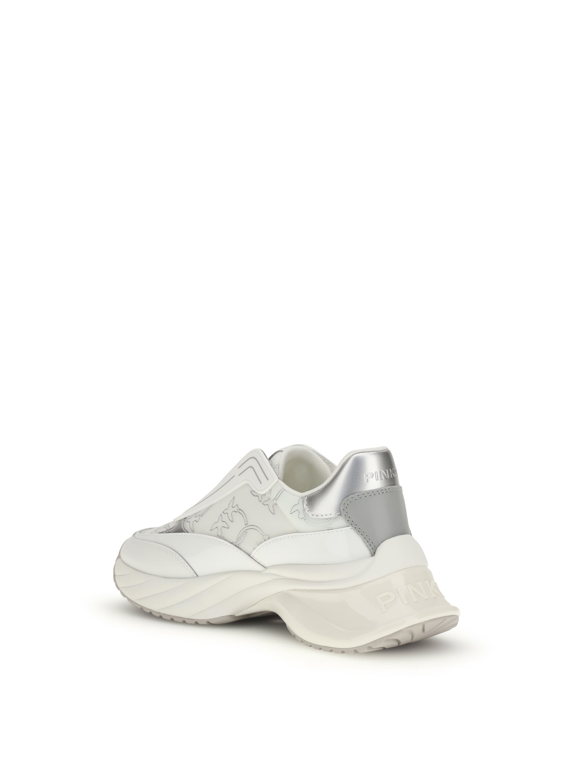 PINKO 36 ariel 19 leather sneakers