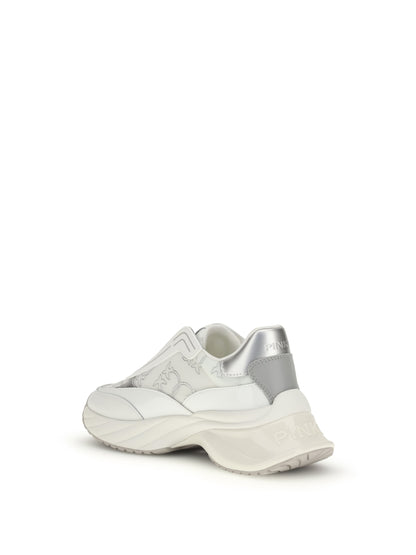 PINKO 36 ariel 19 leather sneakers