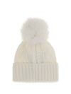 wool and cashmere beanie with pom-pom