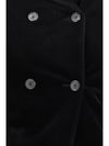 rolo stretch-velvet double-breasted jacket
