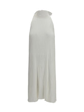 GONGDID DESIGN OS wavy halter dress 