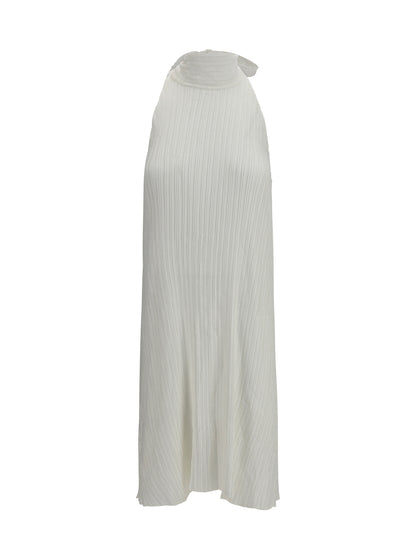 GONGDID DESIGN OS wavy halter dress 