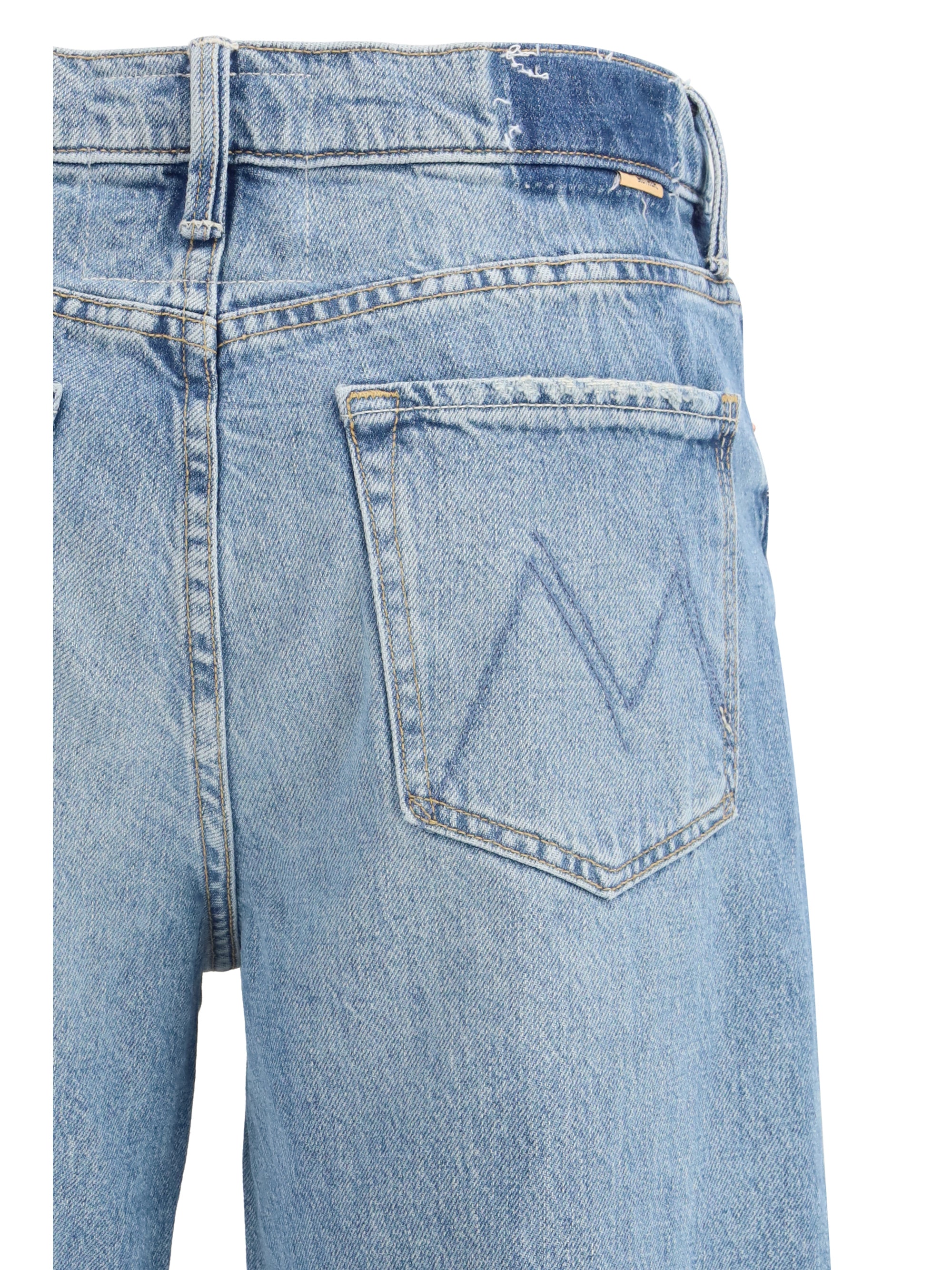 MOTHER DENIM 24 the dodger flood jeans