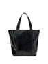 GOLDEN GOOSE OS glossy leather tote bag