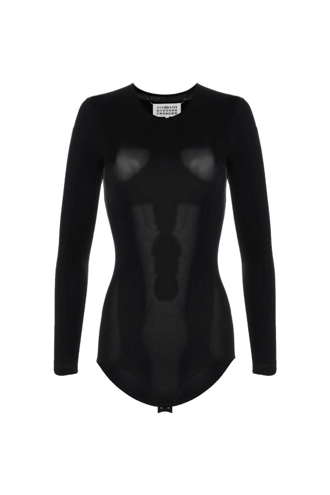 MAISON MARGIELA 42 maison margiela essential technical stretch jersey crew neck bodysuit