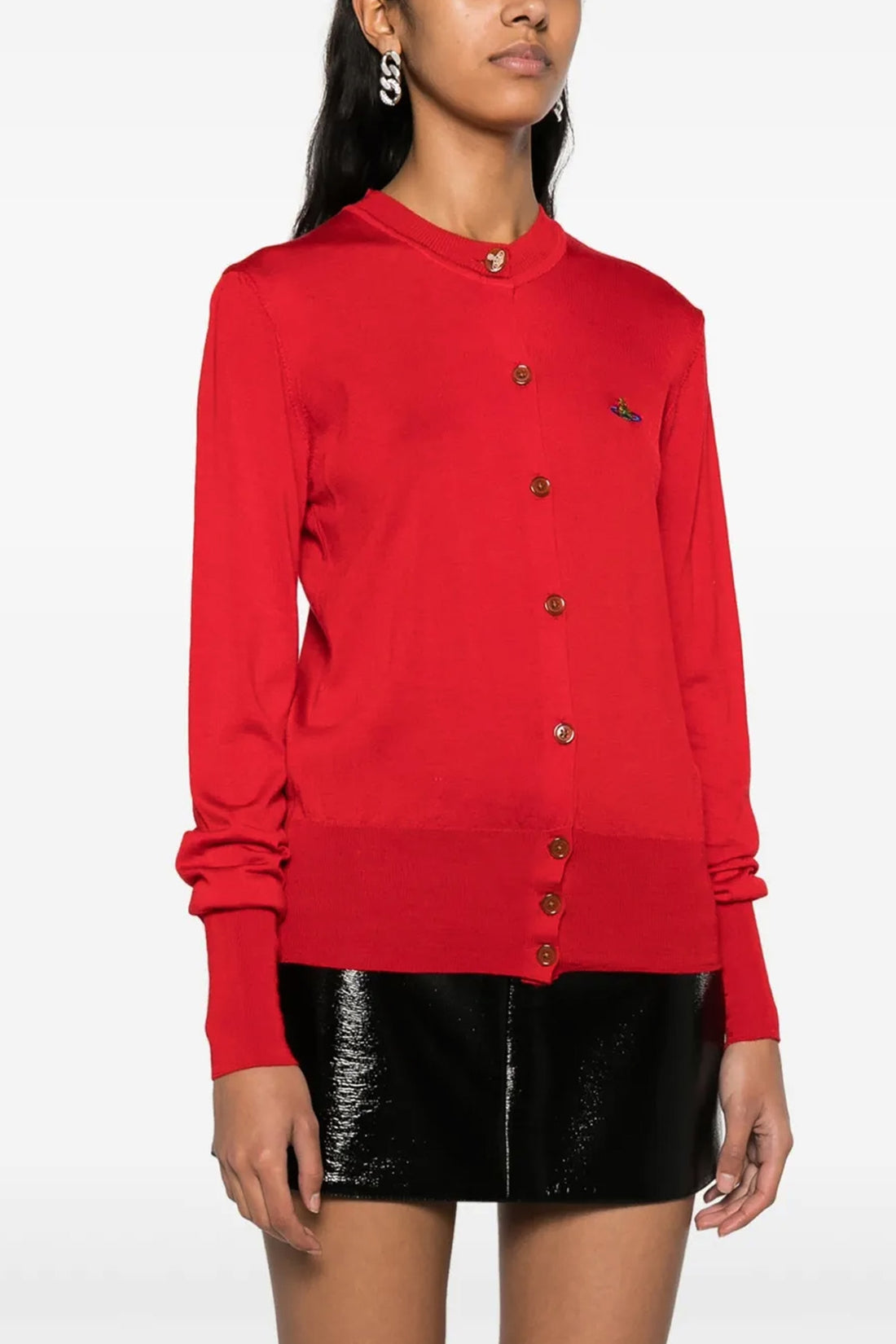 VIVIENNE WESTWOOD L bea wool and silk cardigan