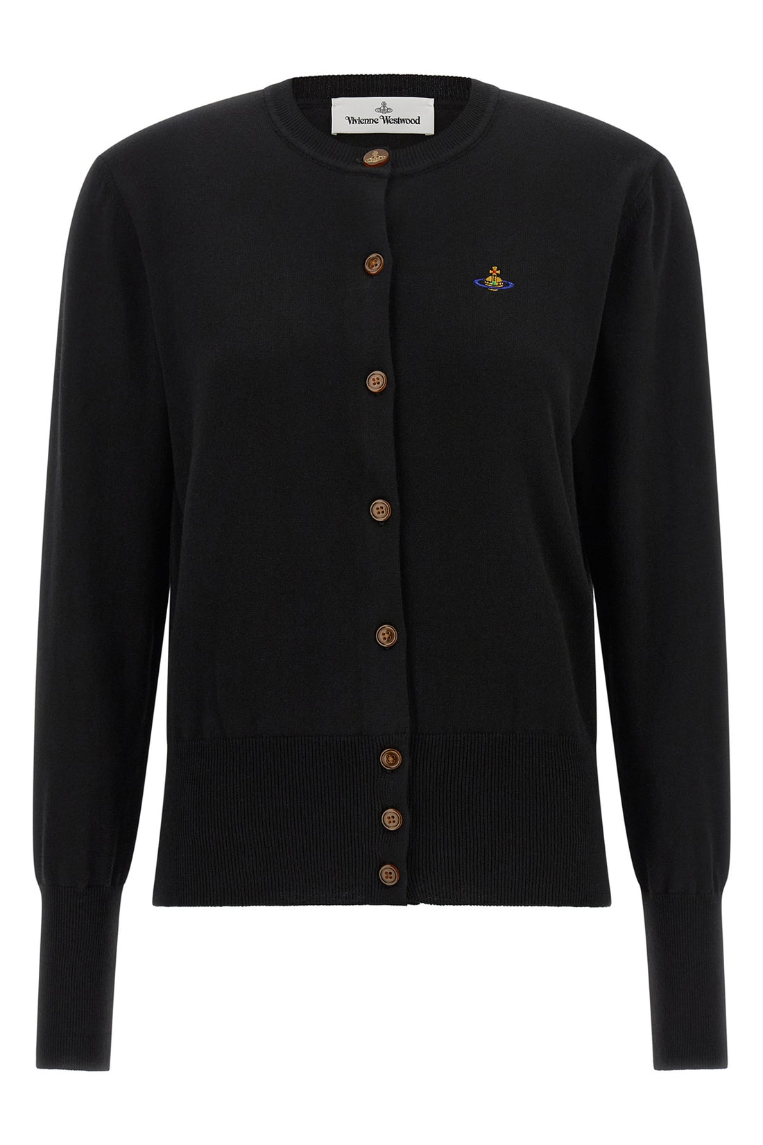 VIVIENNE WESTWOOD L the vivienne westwood bea cardigan is made of a fine cotton and cashmere yarn