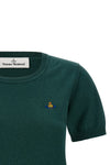 the vivienne westwood bea top is made of a fine cotton and cashmere blend yarn