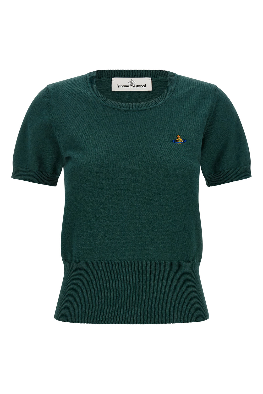 VIVIENNE WESTWOOD M the vivienne westwood bea top is made of a fine cotton and cashmere blend yarn