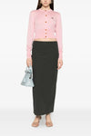 bea cropped wool and silk cardigan