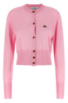 bea cropped wool and silk cardigan