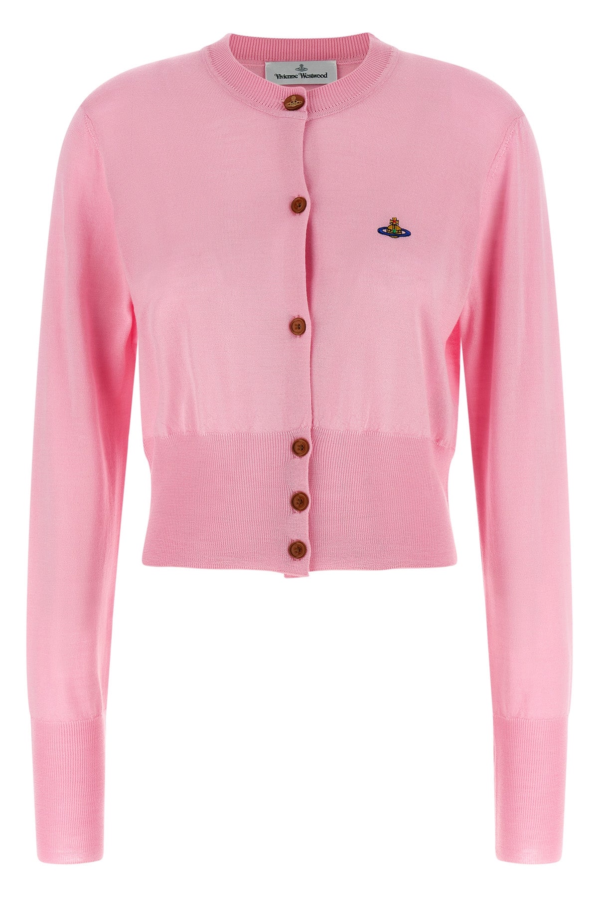 bea cropped wool and silk cardigan